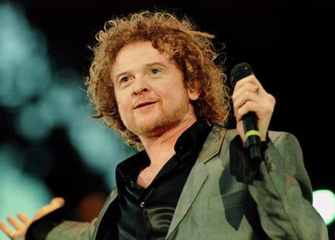 Breaking up .. Mick Hucknell's band Simply Red will soon be no more.