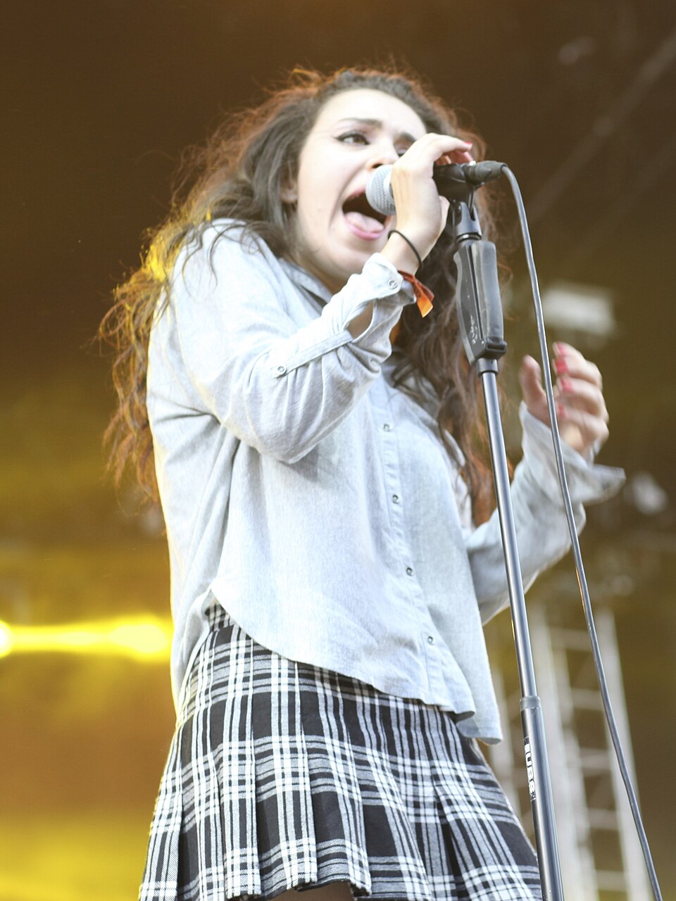 Charli XCX at the Positivus 2013