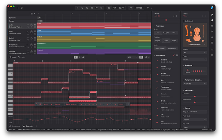 Importação de MusicXML no Instrument X